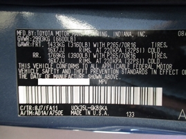 2006 TOYOTA SEQUOIA SR5 BLUE 4.7L AT 2WD Z16402
